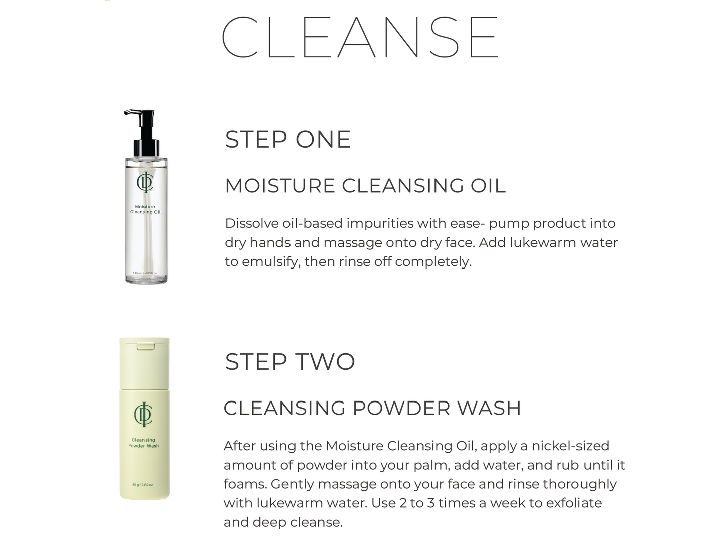 Essential Double Cleanse RIMAN Ritual - Cleansing Powder Wash