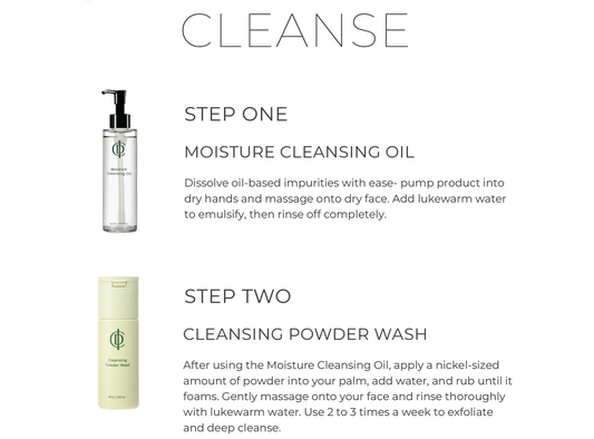 Essential Double Cleanse RIMAN Ritual - Cleansing Powder Wash